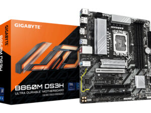 GIGABYTE B860M DS3H: (LGA1851) 4DDR5 DP HDMI RJ45 mATX