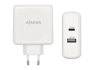 Cargador Pared AISENS 57W 2xUSB Blanco