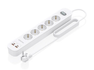 Regleta AISENS 5 Tomas 2xUSB-C 2xUSB-A