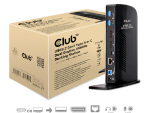 Docking Club 3D USB-A/C a USB-A+B+DP+RJ45 CSV-1460