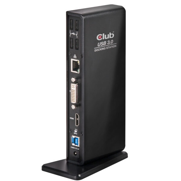 DOCKING CLUB 3D USB-A/DVI/DP/HDMI NEGRO