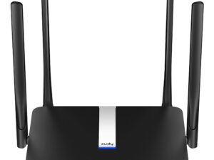 Router CUDY AC1200 DualBand 4xRJ45 4G Negro