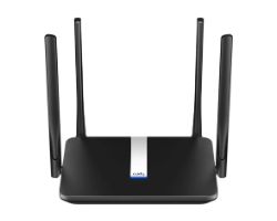 Router CUDY AC1200 DualBand 4xRJ45 4G Negro