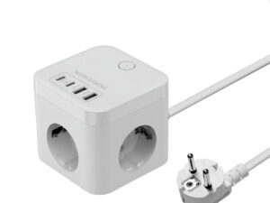 Cargador Mars Gaming 3xSchuko 2USB-A 2USB-C