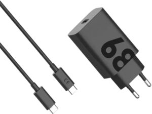 Cargador Motorola 68W 1xUSB-C 1m Negro