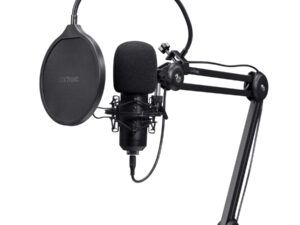 Micrófono Gaming Trust GXT 270 Emita II+ Negro