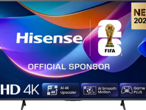 TV Hisense 43" QLED 4K UHD WiFi Smart TV Negro