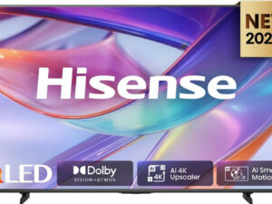 TV Hisense 55" 4K UHD QLED WiFi Smart TV Negro