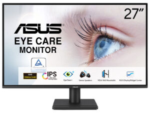 Monitor ASUS VA27AQ 27" RGB LCD IPS QHD VGA HDMI Negro