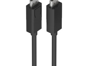 Cable AISENS DP/M a DP/M 8K 60Hz 1m Negro