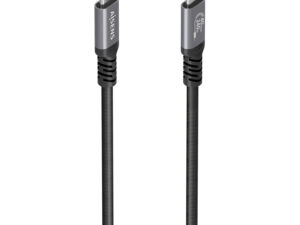 Cable AISENS USB-C 4.0/M PD 240W 1.5m Negro