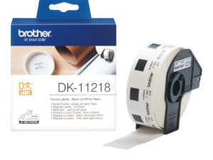 Rollo Etiquetas BROTHER 24mm 1000U Blancas