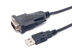 Cable EQUIP USB-A a Serie (DB-9) 1.5m Negro