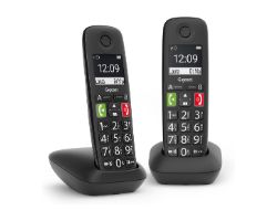 Teléfono Inalámbrico Gigaset E290 DUO Negro