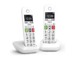 Teléfono Inalámbrico Gigaset E290 DUO Blanco