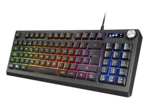 Teclado Mars Gaming LED RGB USB Negro