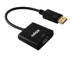 Adaptador NILOX DP/M a HDMI/H Negro Adaptador NILOX DP/M a HDMI/H Negro