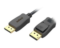 Cable NILOX DP 1.4 M/M 8K 60Hz 2m Negro