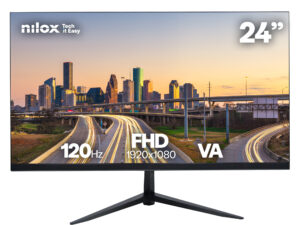 Monitor NILOX 24? 120Hz LCD VA FHD Negro