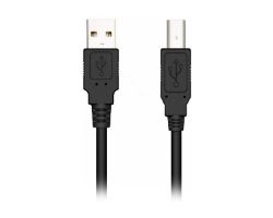Cable NILOX USB-A/M a USB-B/M 1.8m Negro