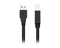 Cable NILOX USB-A/M a USB-B/M 1.8m Negro