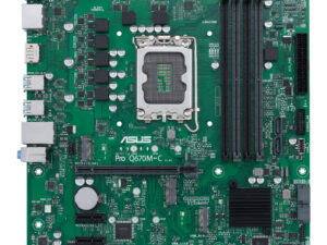 ASUS PRO Q670M-C-CSM: (1700) 4DDR5 DP HDMI RJ45 mATX