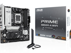 ASUS PRIME B850M-A WIFI: (AM5) 4DDR5 DP HDMI RJ45 mATX