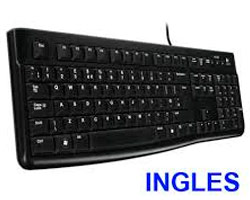 Teclado LOGITECH K120 USB OEM Inglés Negro