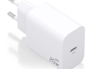 Cargador de Pared AISENS 1xUSB-C 20W Blanco