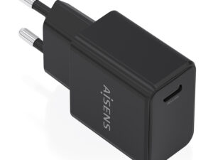 Cargador AISENS GaN 1xUSB-C 20W Negro