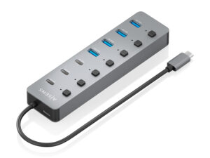 Hub Aisens Usb-C a 4Usb-A 3Usb-C 1Usb PD