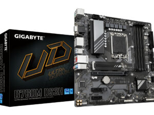 GIGABYTE B760M DS3H DDR5: (1700) 4DDR5 DP VGA HDMI mATX