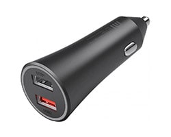 Cargador de Coche XIAOMI 37W 2xUSB-A Negro