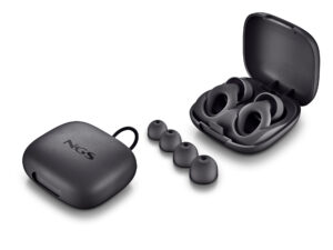Tapones de oído NGS Silicona Negros