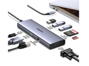 Hub Ugreen Revodok USB-C 6-IN-1. 4K HDMI. GRIS