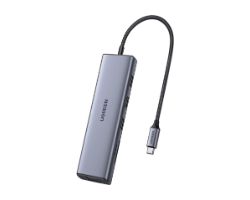 Hub Ugreen Revodok USB-C 6-IN-1. 4K HDMI. GRIS