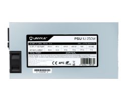 Fuente UNYKA FLEX 1U Estándar 250W Plata