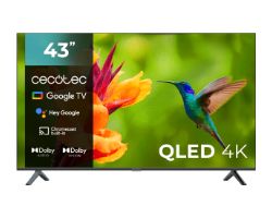 TV CECOTEC VQU40043 43" QLED 4K UHD WiFi Negro TV CECOTEC VQU40043 43" QLED 4K UHD WiFi Negro