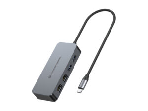 Adaptador CONCEPTRONIC USB-A a 2xRJ45 Gris