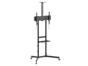 Soporte Suelo EQUIP 37"-70" con Ruedas Negro