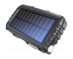 PowerBank DENVER Solar 20000mAh USB-C Negro
