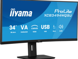 Monitor iiYama ProLite 34" UWQHD Curvo Monitor iiYama ProLite 34" UWQHD Curvo