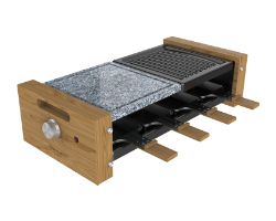 Raclette CECOTEC Cheese&Grill 8400 Wood MixGrill