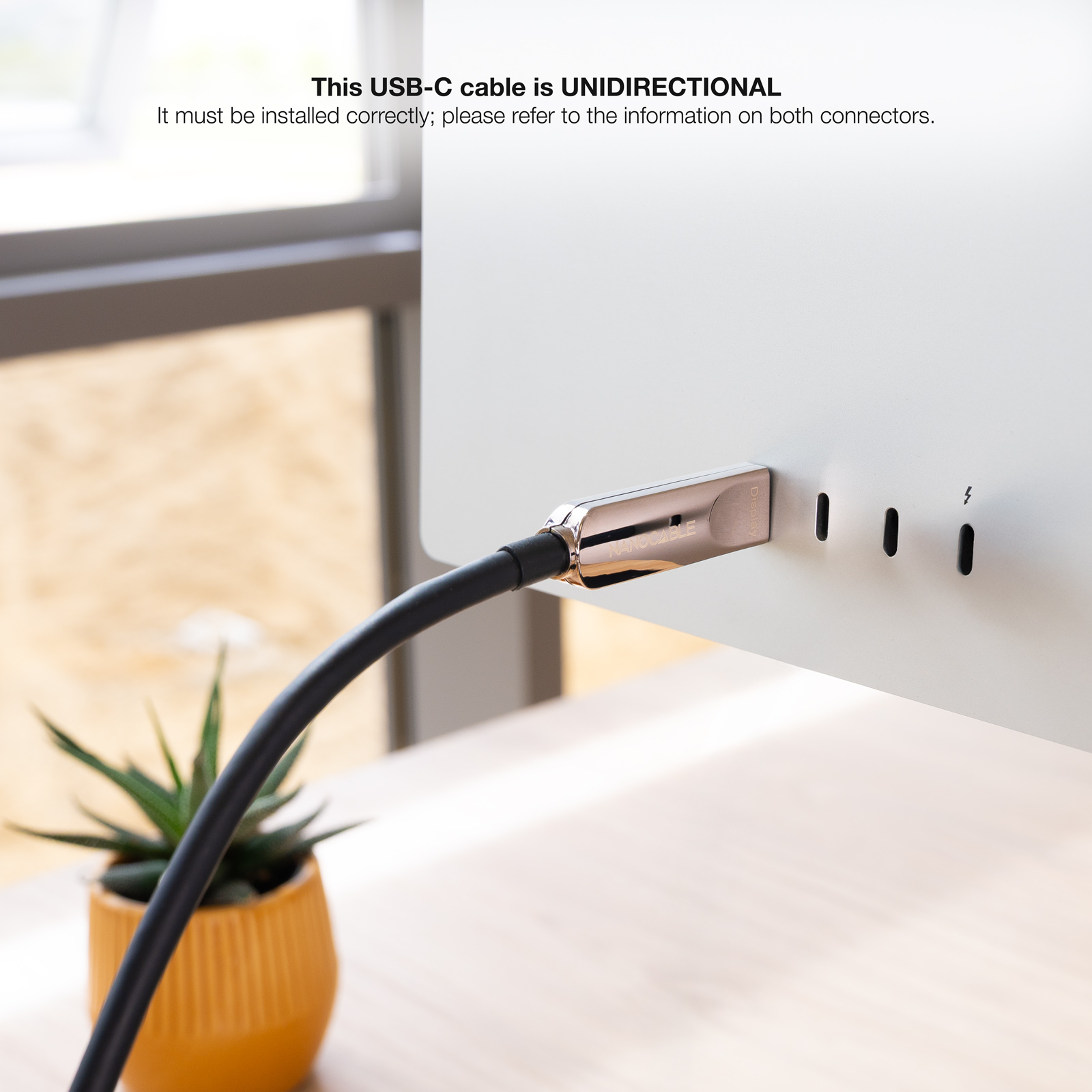 Nanocable USB-C/M a USB-C/M 60W 5m Negro Nanocable USB-C/M a USB-C/M 60W 5m Negro