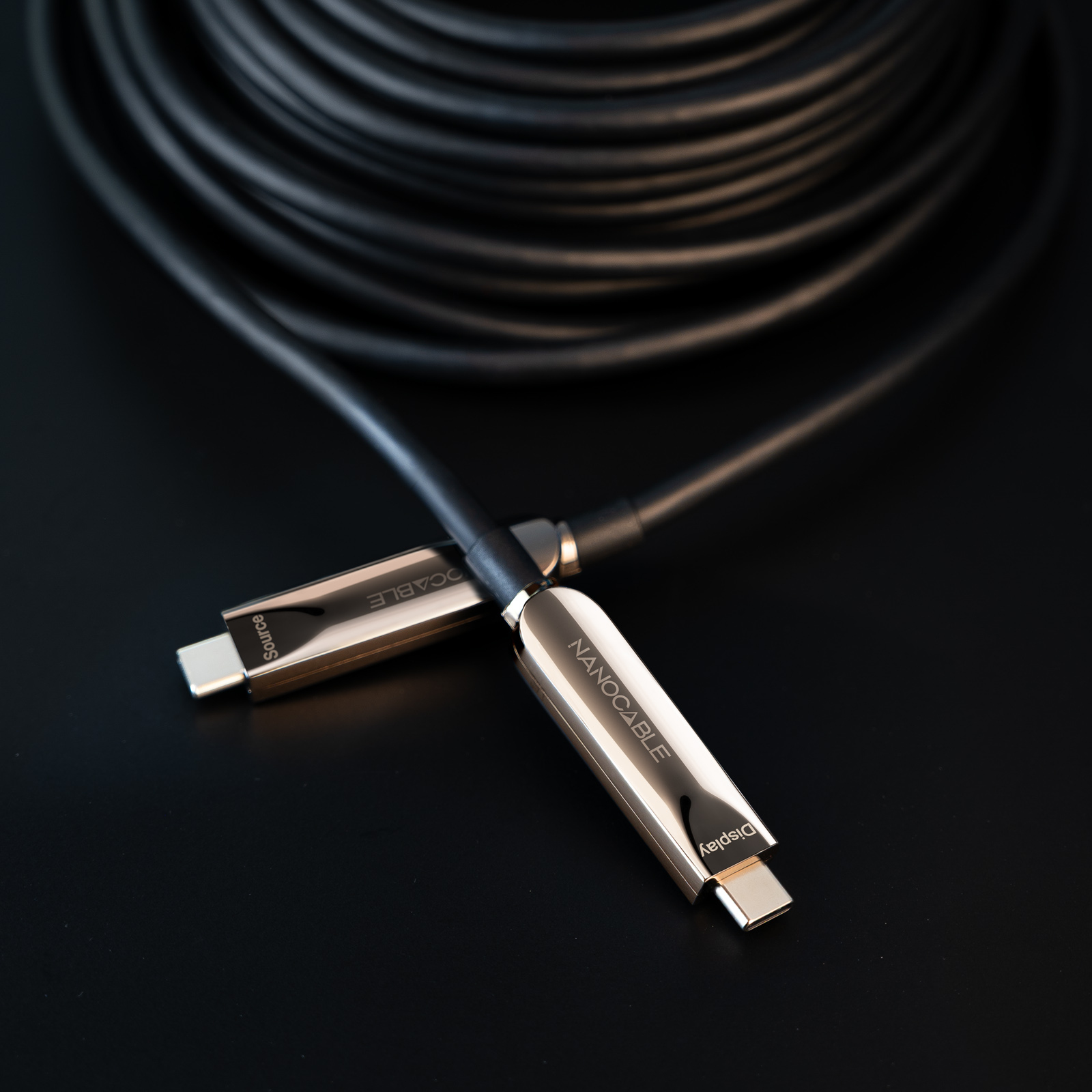 Nanocable USB-C/M a USB-C/M 60W 5m Negro Nanocable USB-C/M a USB-C/M 60W 5m Negro