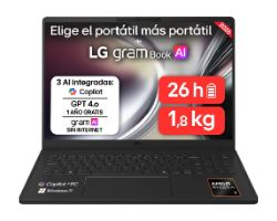 LG gram 16" R7 AI 16Gb 5212Gb Copilot+ 16U55U-G.AU75BN