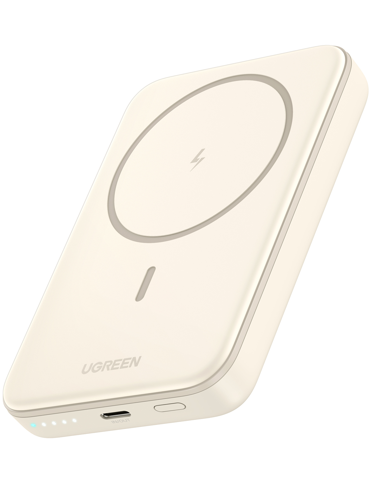 Powerbank Ugreen 10000mAh Inalámbrico Qi Beige Powerbank Ugreen 10000mAh Inalámbrico Qi Beige