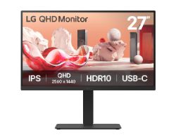Monitor LG 27" IPS QHD Pivot/Reg USB-C DC(27BA75QB-T))