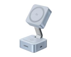 Cargador Ugreen Magflow Inalámbrico 25W Azul