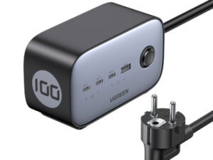Cargador Ugreen GaN 65W USB-A/C Cable 1.8m Gris